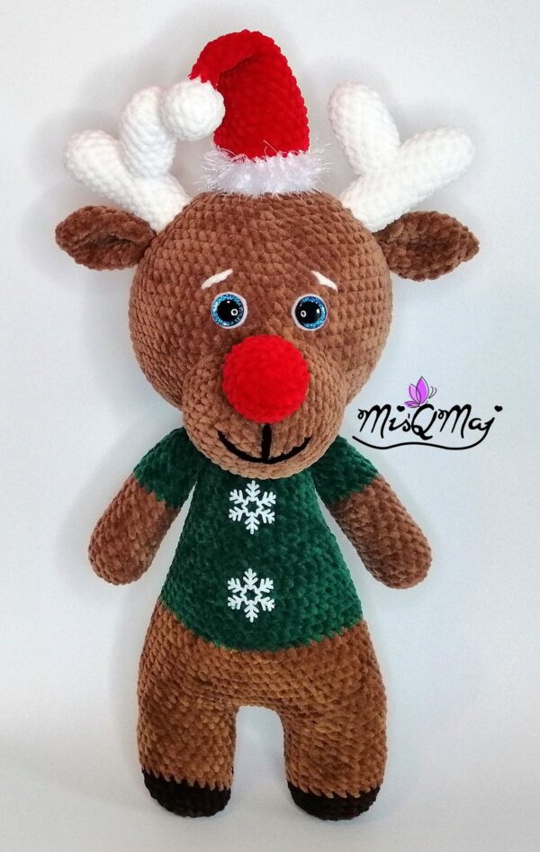 Wzór Szydełkowy Amigurumi - Renifer Roni "MiśQMaj"