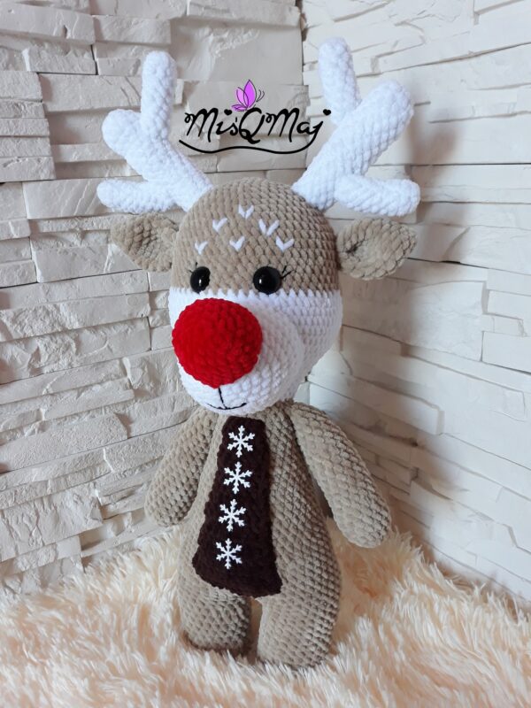 Wzór Szydełkowy Amigurumi - Renifer Nali "MiśQMaj"