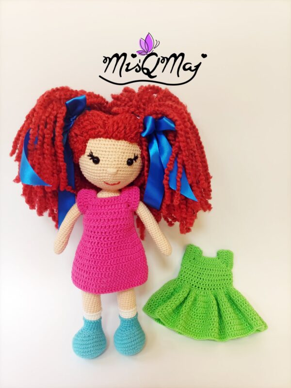 Wzór Szydełkowy Amigurumi - Laleczka Zuzia "MiśQMaj"