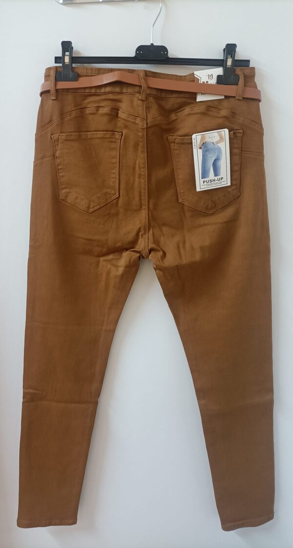 Spodnie Jeans M'SARA Push-Up Modelujące MS3860-17B - obrazek 3