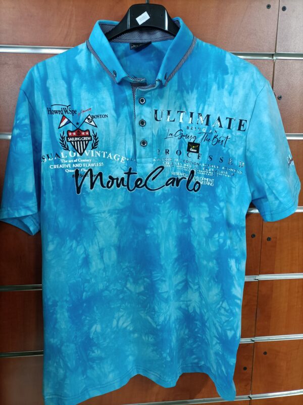 T-Shirt Podkoszulek Monte Carlo r. "M" Wyszywany mazany Hafty