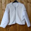Kurtka Jeans Czarna 2w1 z białym futerkiem r. S/M - obrazek 5