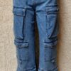 Spodnie Jeans Moon Girl Boyfriend ,Bojówki z kieszeniami r.L