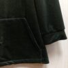 Bluza welurowa czarna - obrazek 4