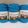 Sznurek Macrame Rope 3 mm kolor 763 niebieski YarnArt ( 3 sztuki )