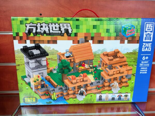 Klocki Lego Cube World Duża Wioska Osada Minecraft XXL