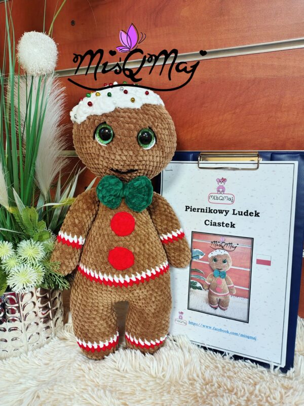 Wzór Szydełkowy Amigurumi – Piernikowy Ludzik Ciastek „MiśQMaj”