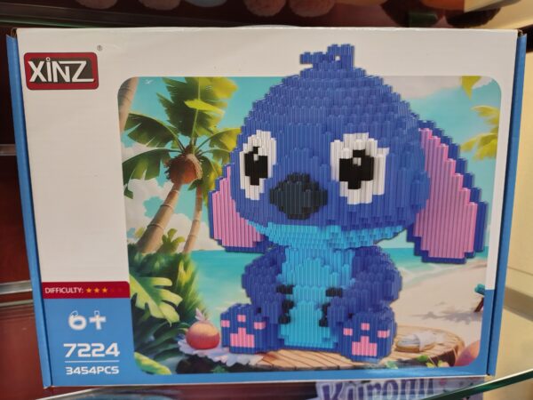 KLOCKI 3D DUŻA FIGURKA STITCH 3454 elementów