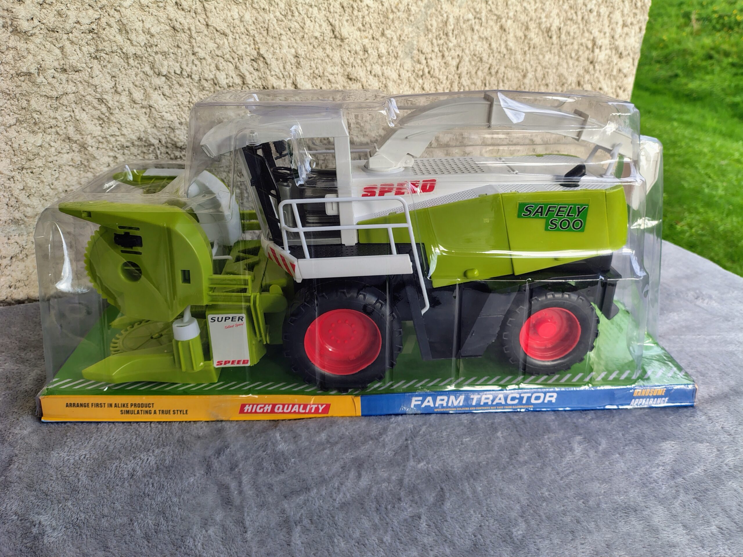 Duży kombajn do kukurydzy Zabawka Rolnicza - obrazek 2