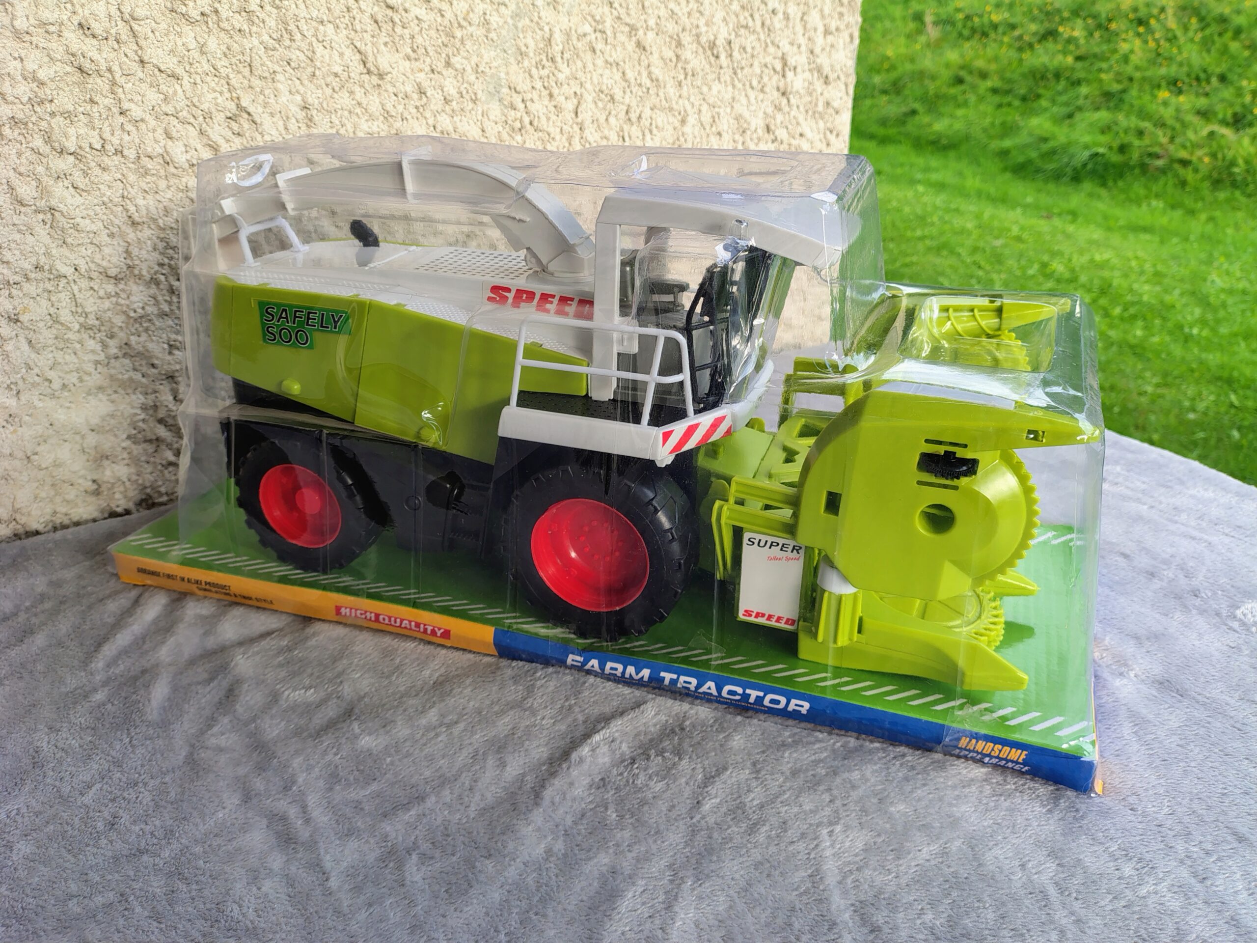 Duży kombajn do kukurydzy Zabawka Rolnicza - obrazek 3