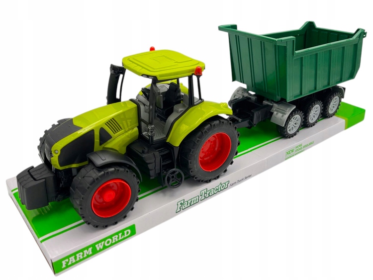 Duży traktor XXL z Przyczepą